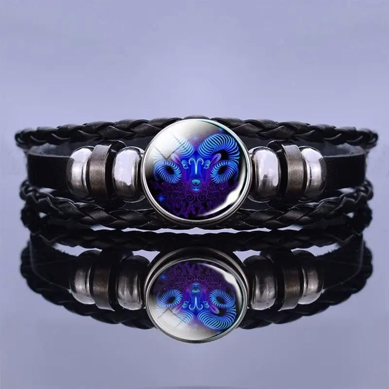 Zodiac Bracelet – Reflect Your Astrological Energy | Leather & Zinc