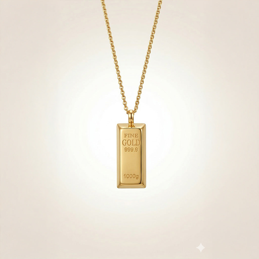 gold-bar-locket-nature-background