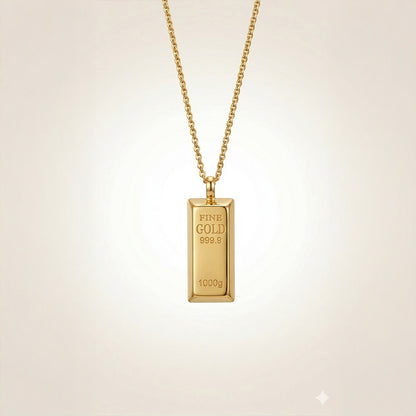 gold-bar-locket-nature-background