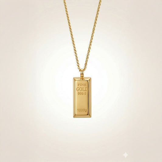gold-bar-locket-nature-background