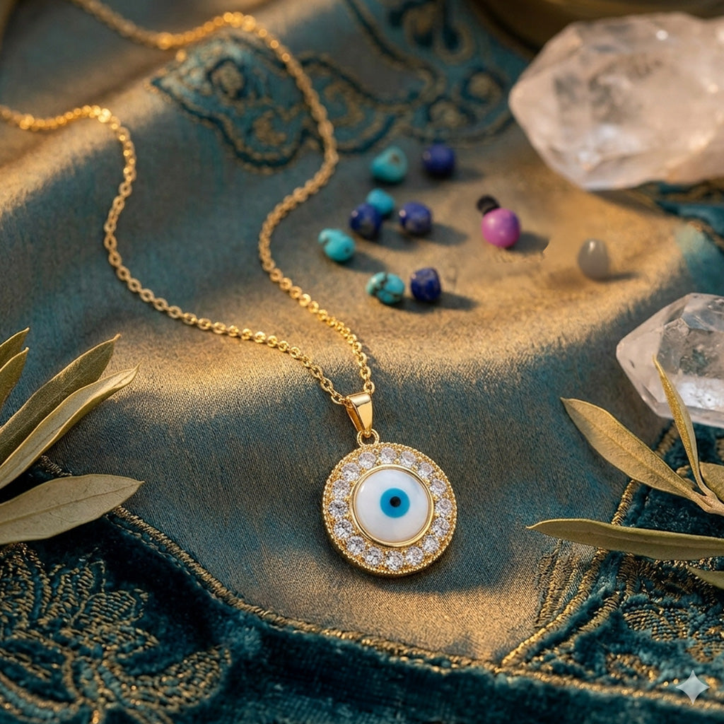 Korean Style Evil Eye Necklace
