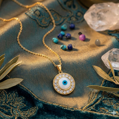 Korean Style Evil Eye Necklace